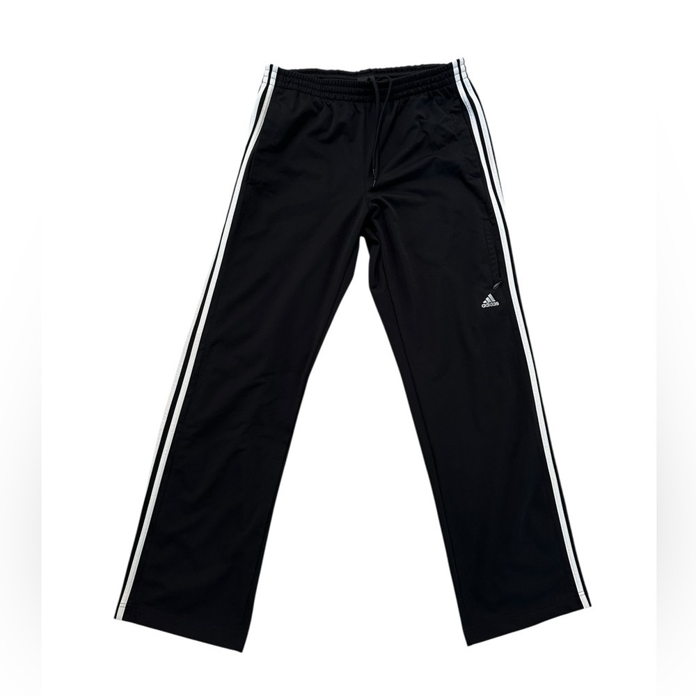 Adidas Men's Track Pants Black Sweat Pants Athletic Size L